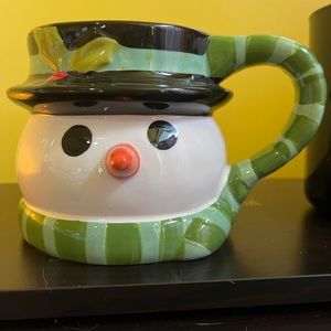 Christmas Cut-Outs snowman large mug